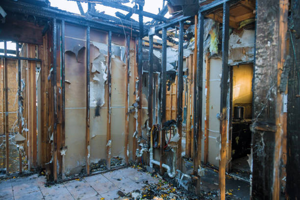 Professional Fire Damage Removal technician working in Chackbay, LA